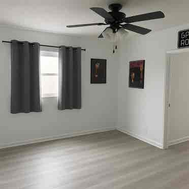 Room with bathroom