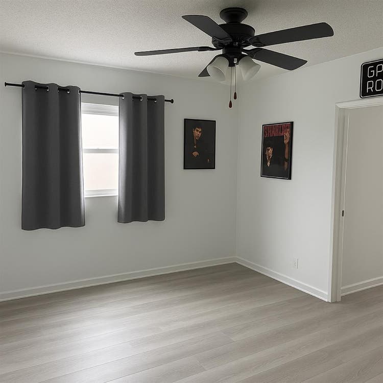 Room with bathroom