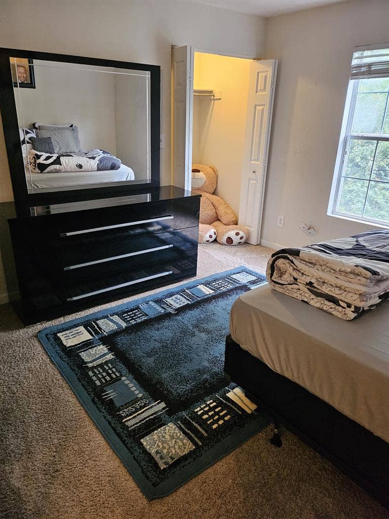 Private room with Private Bathroom.