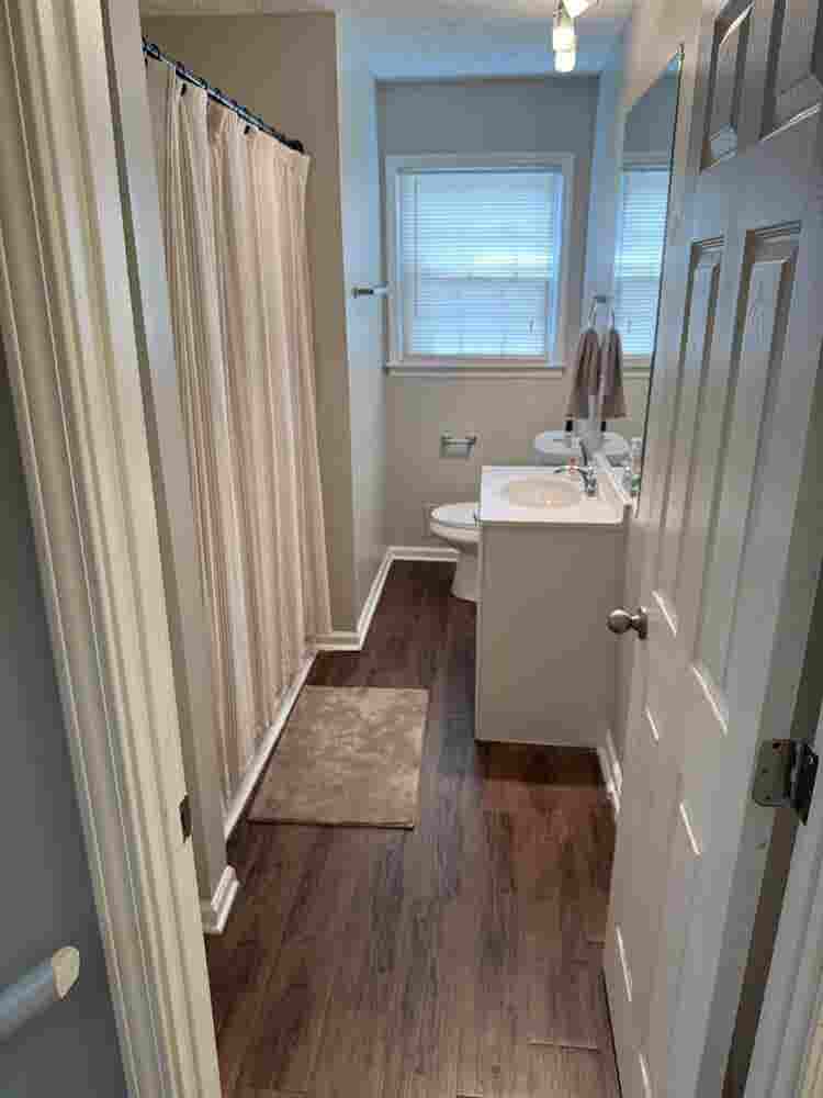 1 bed room and living space
