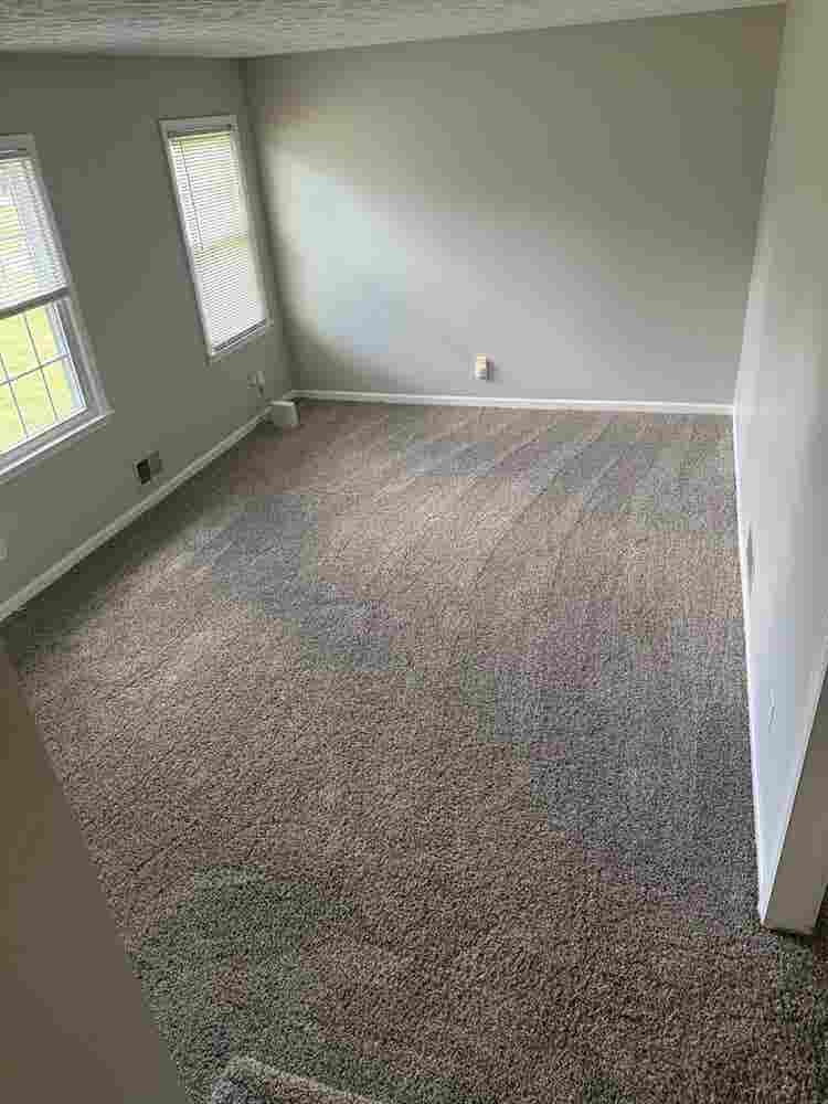 1 bed room and living space