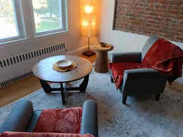 large room with private porch