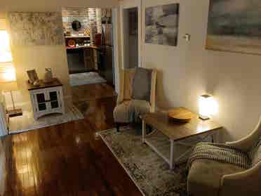 large room with private porch