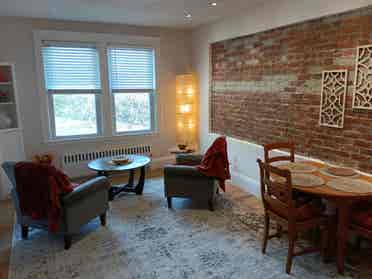 large room with private porch