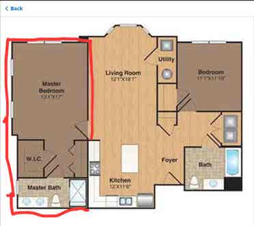 Lease takeover for Master bedroom