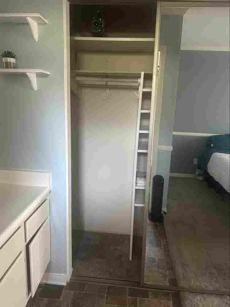 Master bedroom with bath