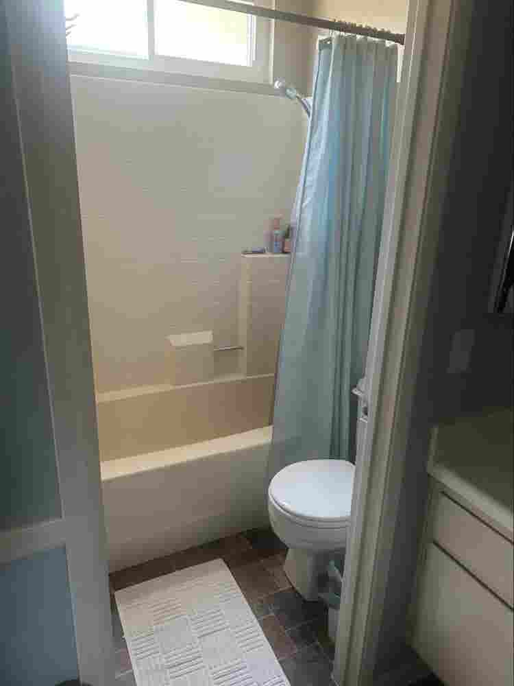 Master bedroom with bath