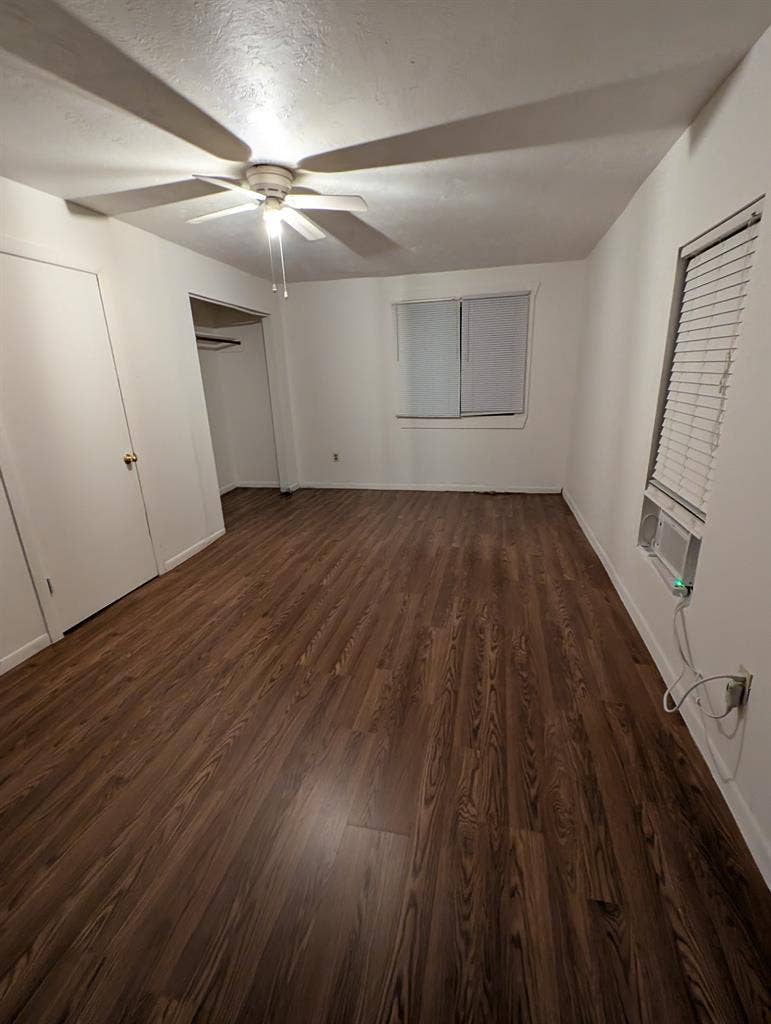 Bedroom, private half bath