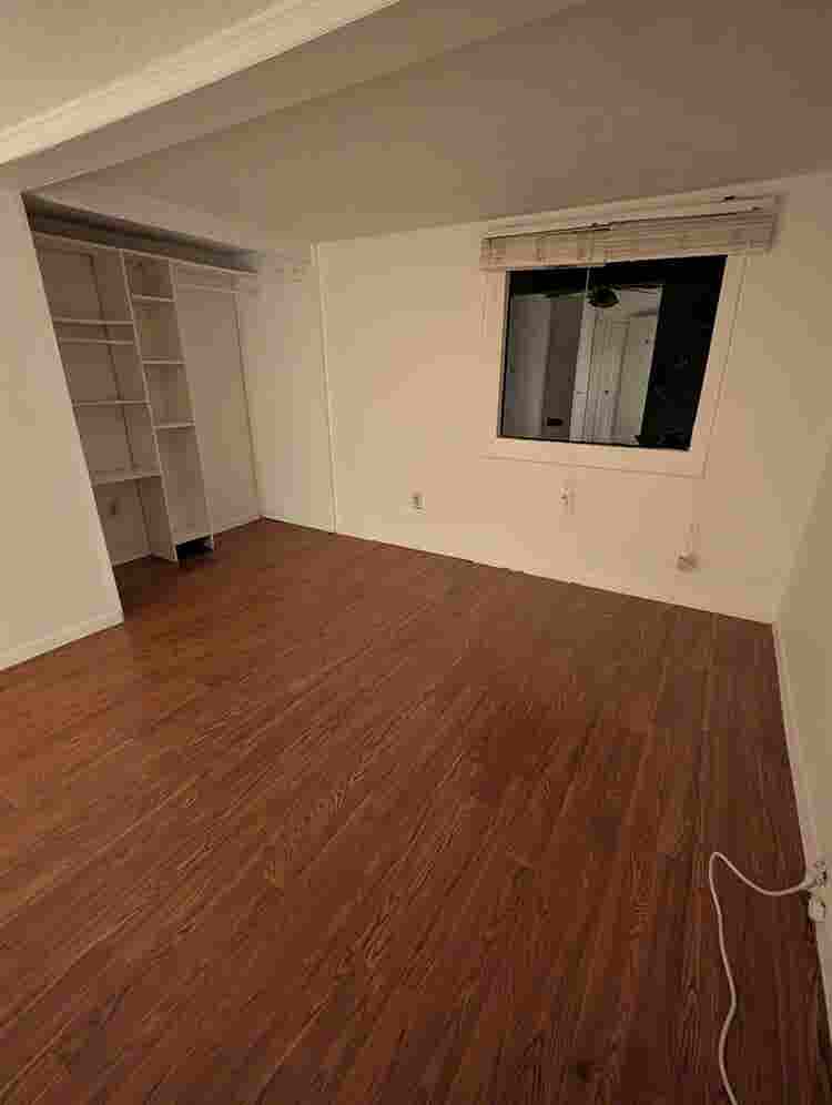 Bedroom, private half bath