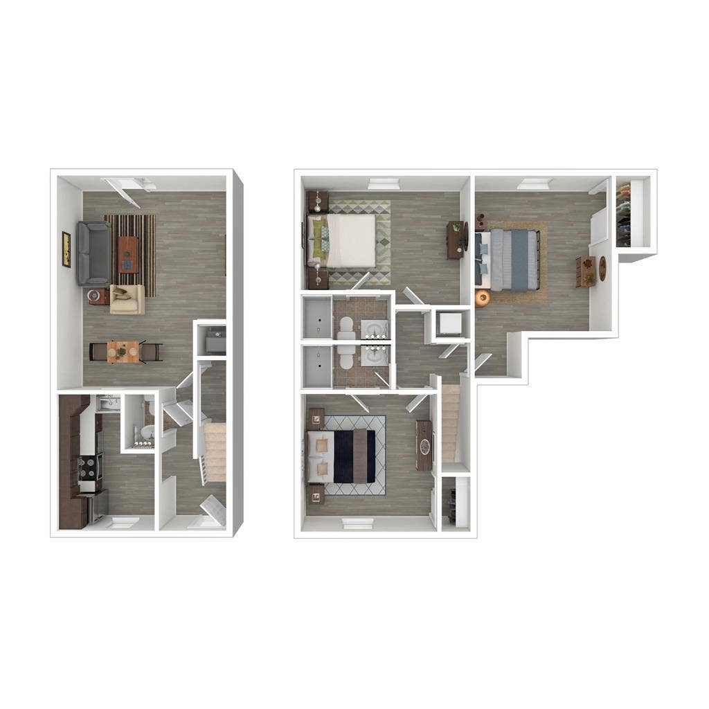 Terrace View townhouse bath