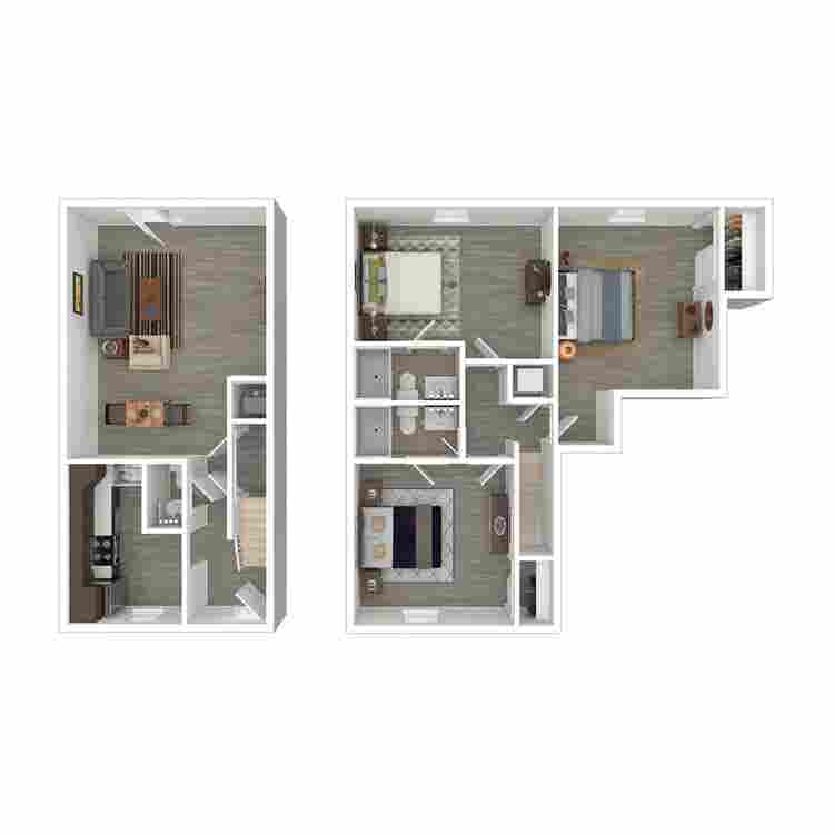 Terrace View townhouse bath