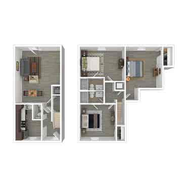 Terrace View townhouse bath