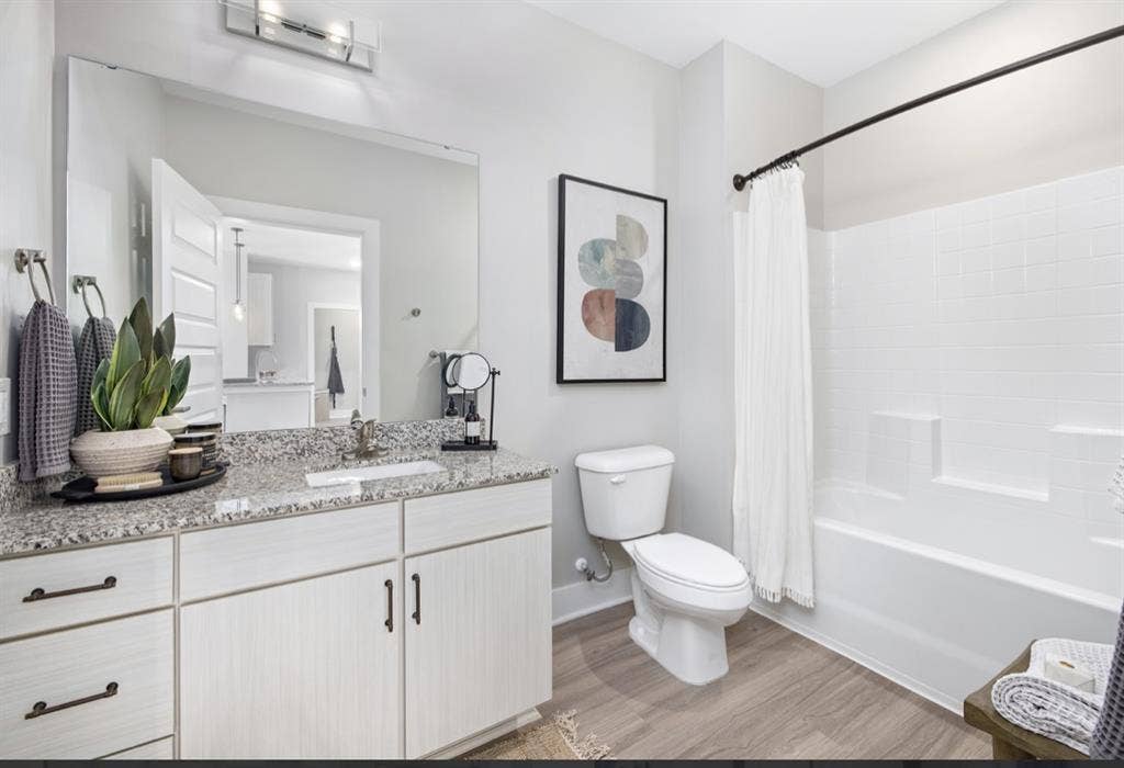 Private bed and bath