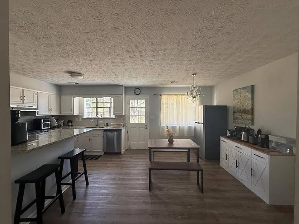 Large bedroom with private bathroom