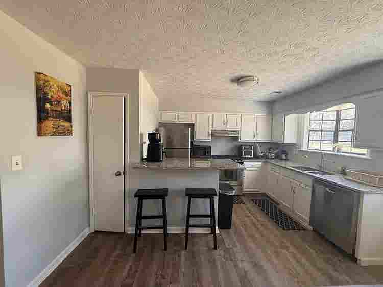 Large bedroom with private bathroom