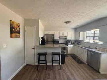 Large bedroom with private bathroom