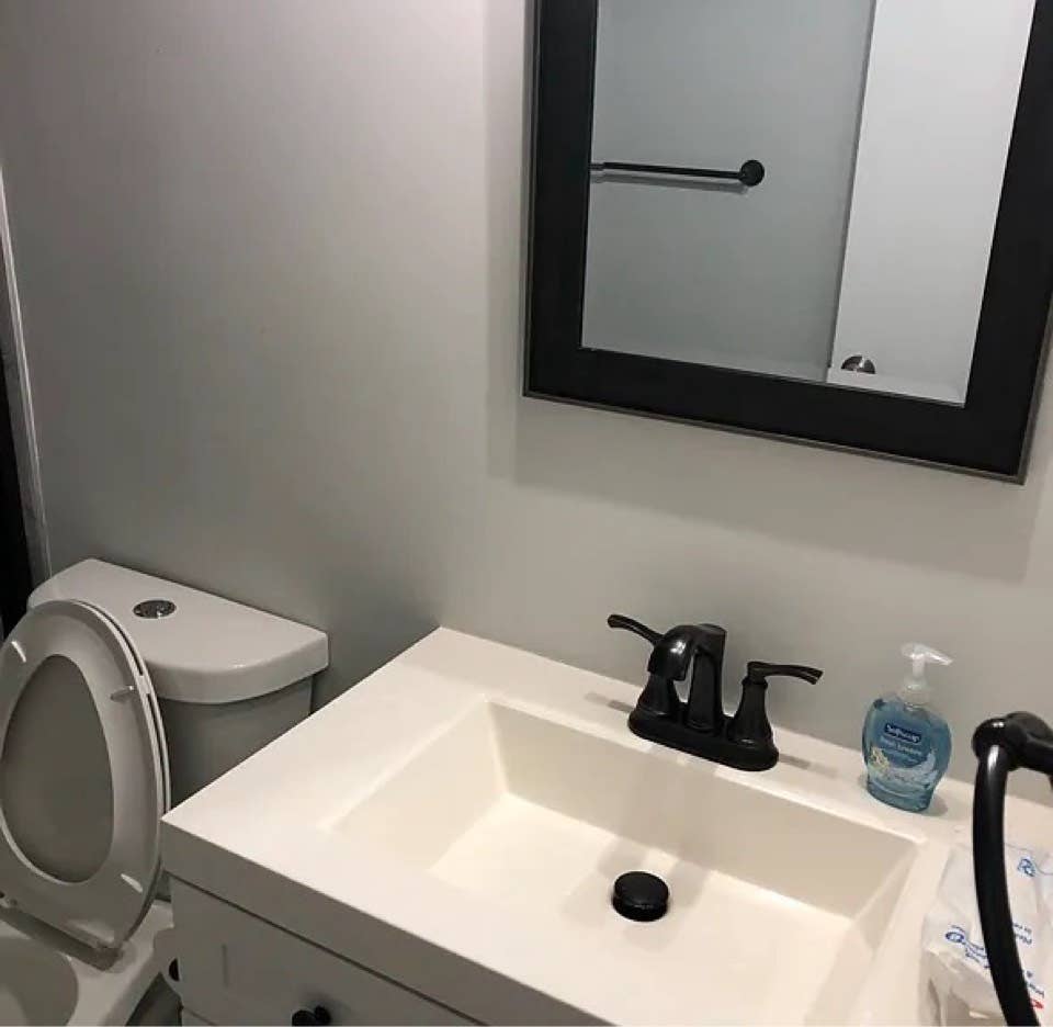Large bedroom with private bathroom