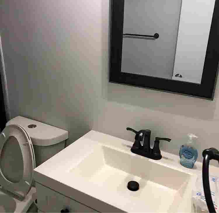 Large bedroom with private bathroom