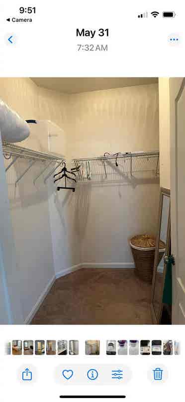 bath in a condo .  Shared