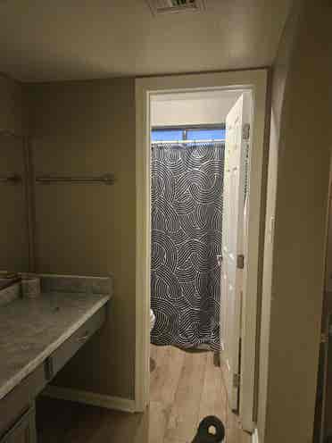 Bedroom with private bathroom