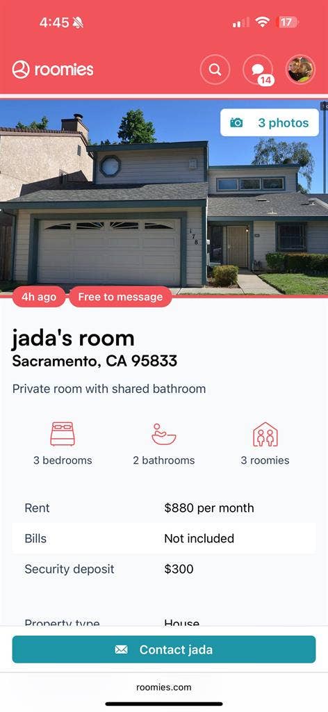 Room for Rent ! Natomas Area
