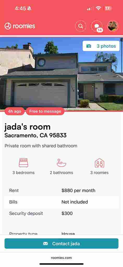 Room for Rent ! Natomas Area