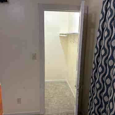 1 bedroom  with private bath