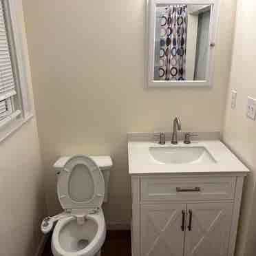 1 bedroom  with private bath