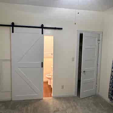 1 bedroom  with private bath