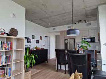Bright room in a new building