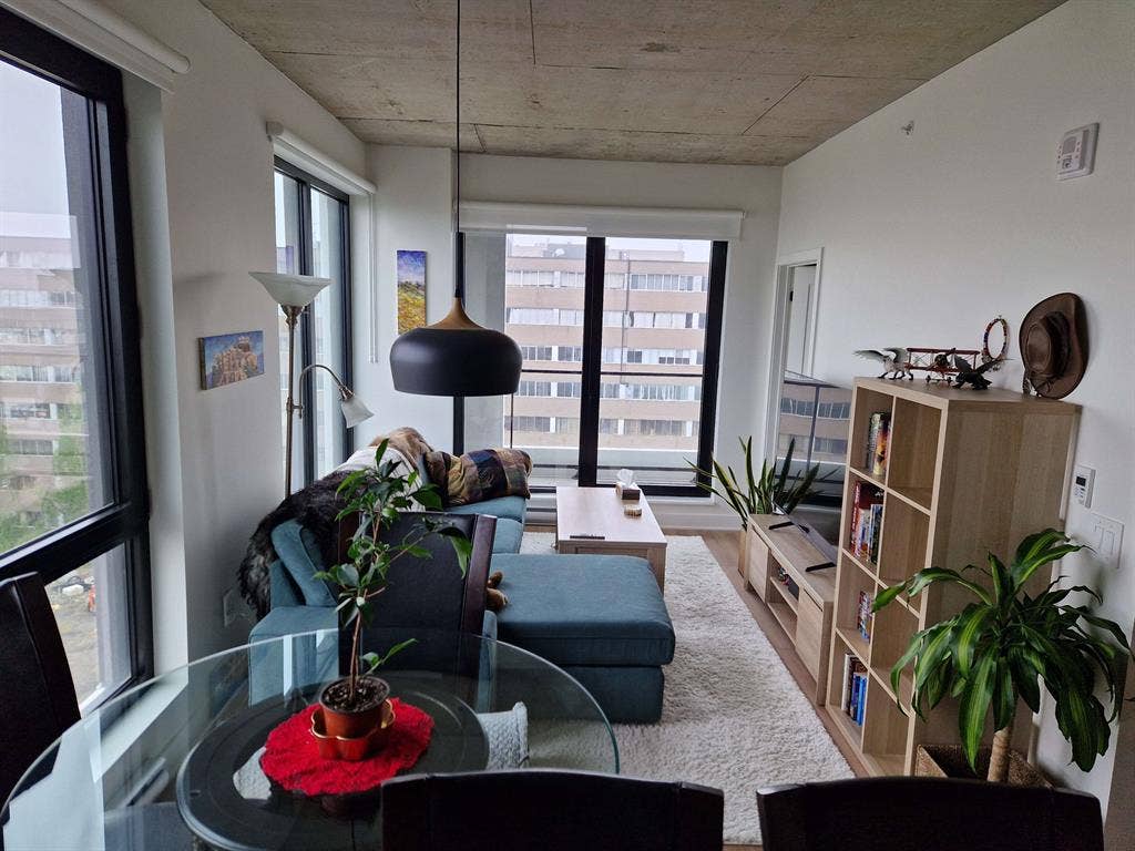 Bright room in a new building