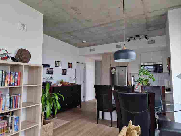 Bright room in a new building