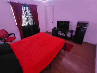 Fully-furnished master bedroom