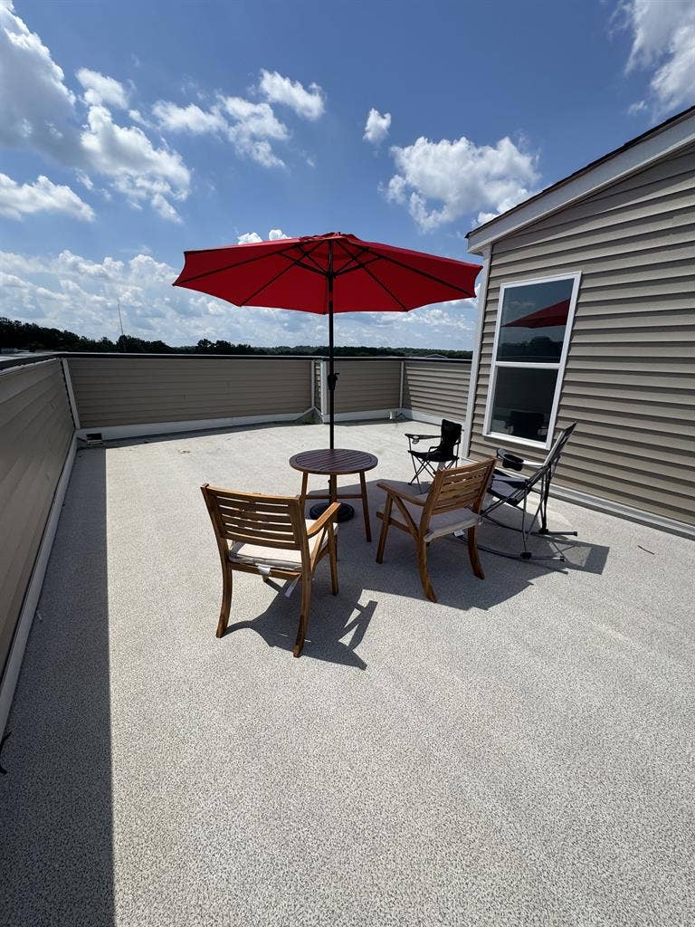 New condo with a rooftop deck