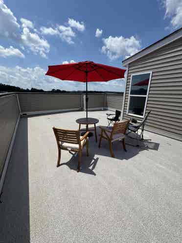 New condo with a rooftop deck