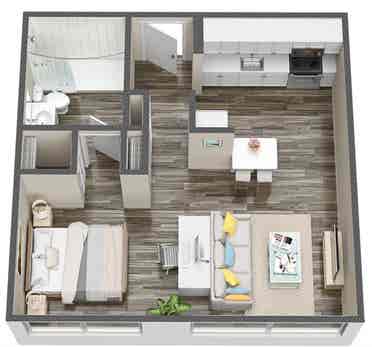 Studio for rent