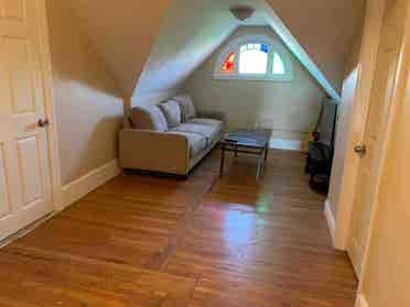 Sunny spacious room in Downtown