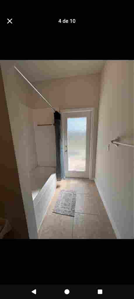Room with shared bathroom.