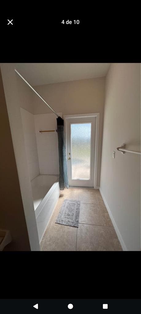Room with shared bathroom.