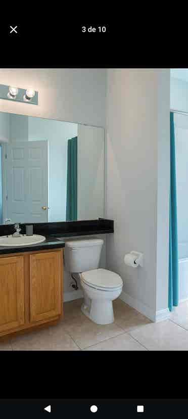 Room with shared bathroom.