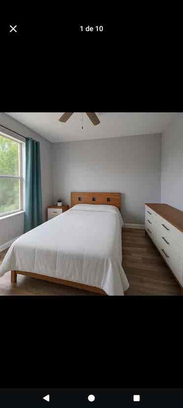 Room with shared bathroom.