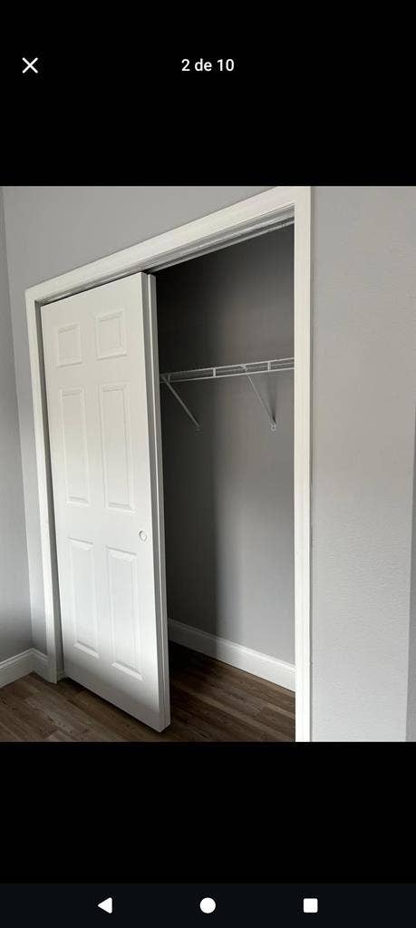 Room with shared bathroom.