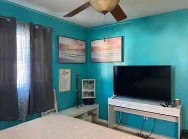 Fully furnished room with a pool!