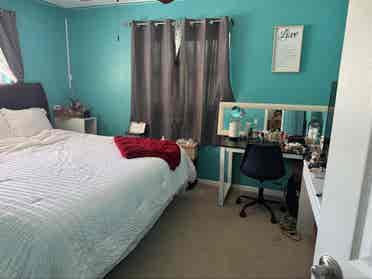 Fully furnished room with a pool!