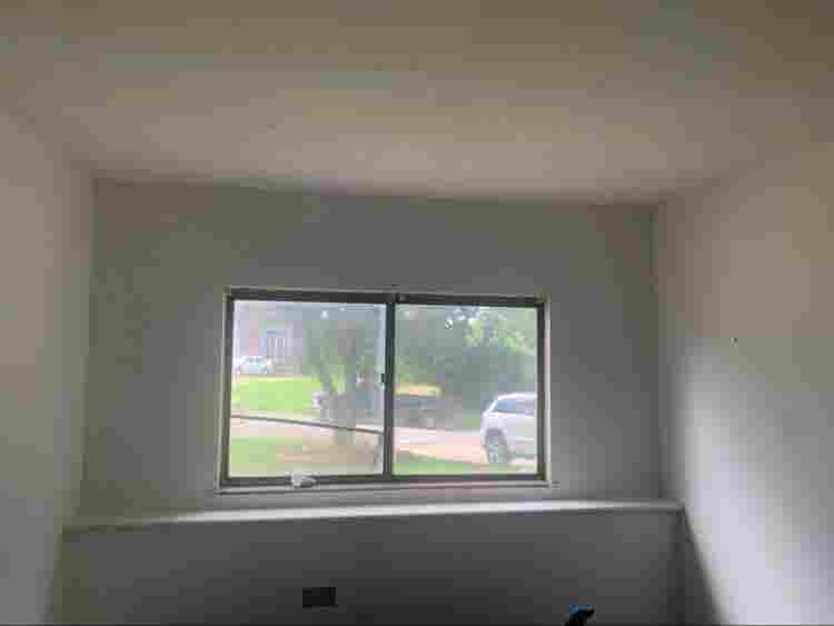 Unfinished room, private bathroom