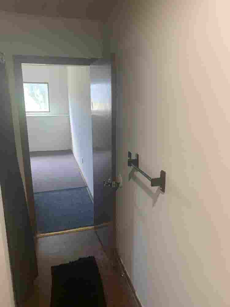 Unfinished room, private bathroom