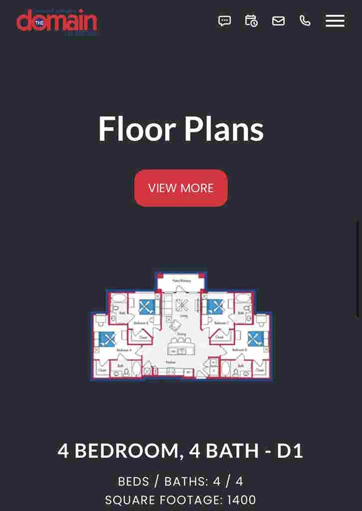 Lease available at the Domain!