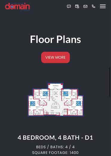 Lease available at the Domain!