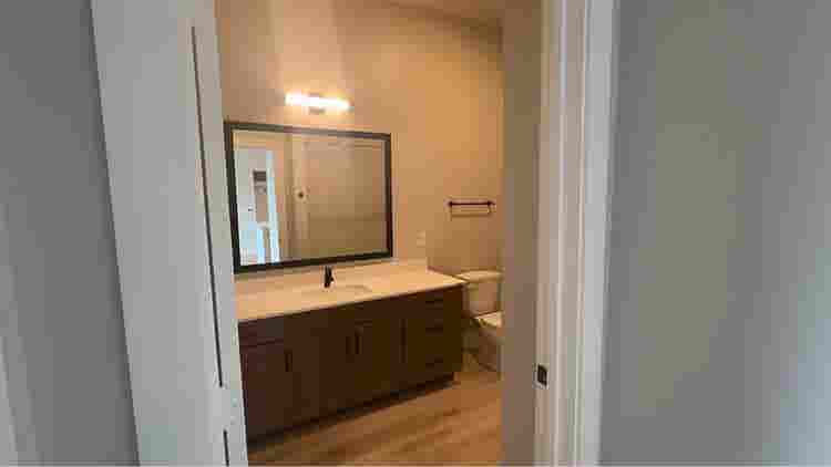 Private room with separate bath.