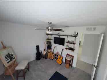 2 Private Rooms, Bathroom & Office